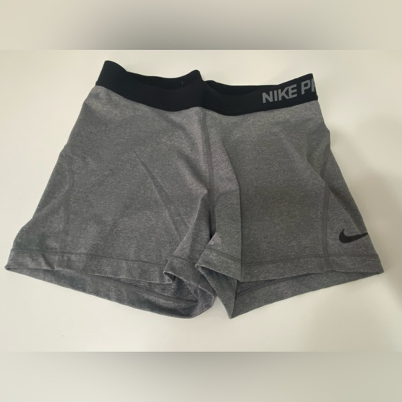 Nike Pro dri-fit gray shorts - Picture 1 of 3
